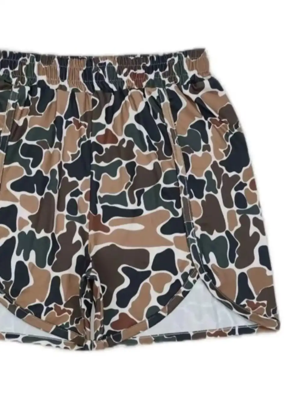 Utility Elastic Waist Shorts