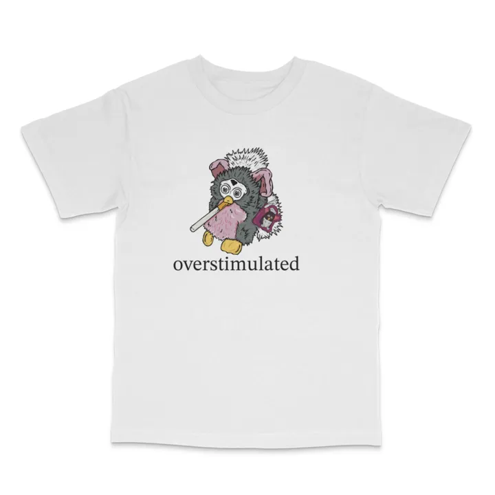 Overloaded Mood Graphic Cotton Tee