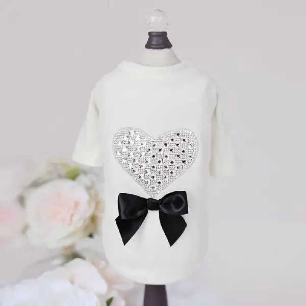 Heart Versatile Gentle Dog T-Shirt