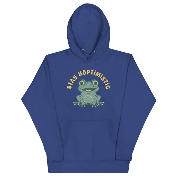 Healing And Optimistic Print Hoodie