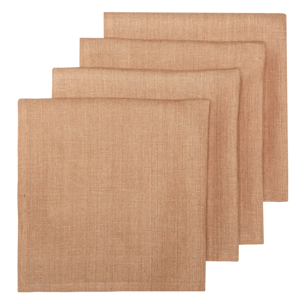 Layered Handwoven Linen Napkin Set