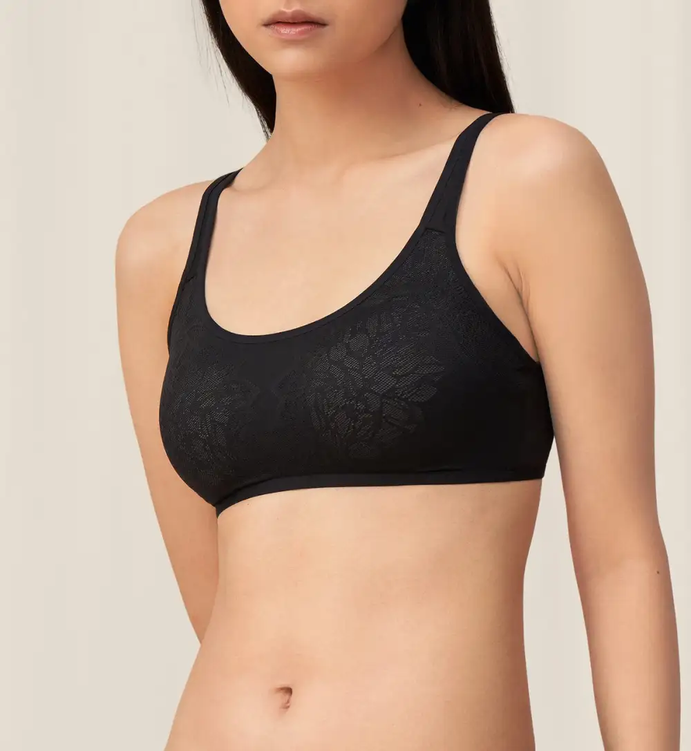 Women's Natural-Fit Non-Wired Padded Lace Bra