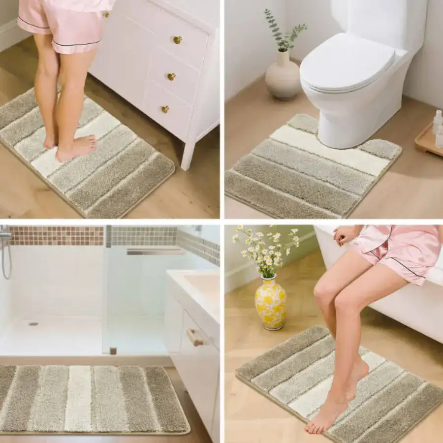 Ombre U Shaped Bath Rug