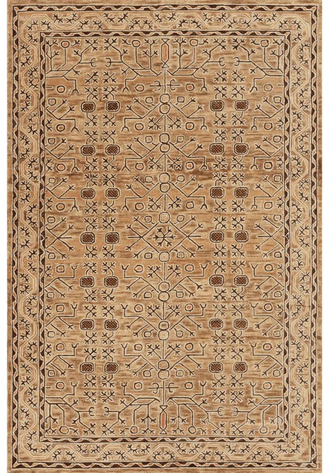 Crafted Persian Inspired Wool Area Rug