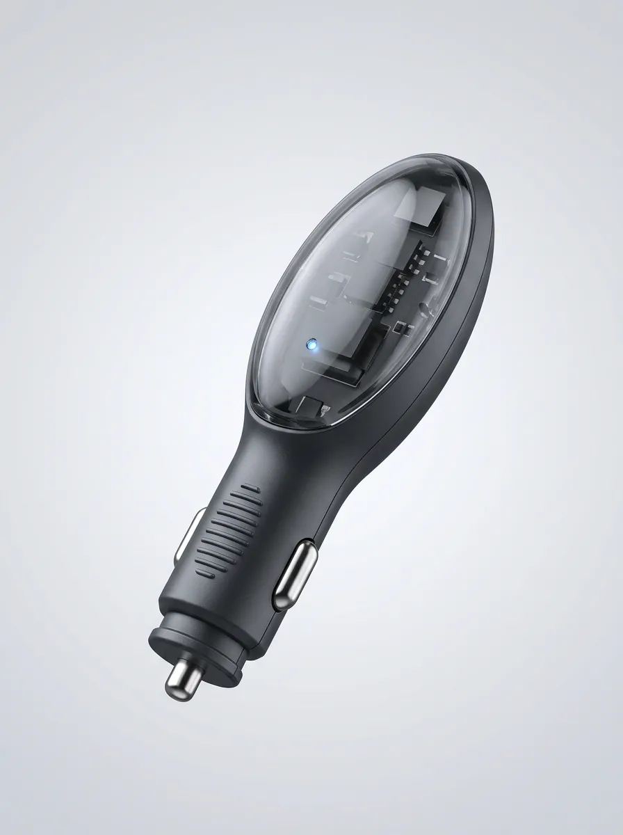 Transparent Circuit Car Fuel Saver Electronic Plug-In Device for Vehicle Interiors