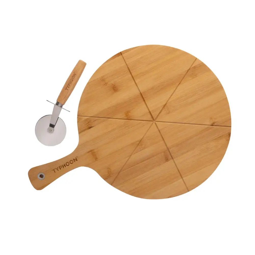 Pizza Board and Cutter Set