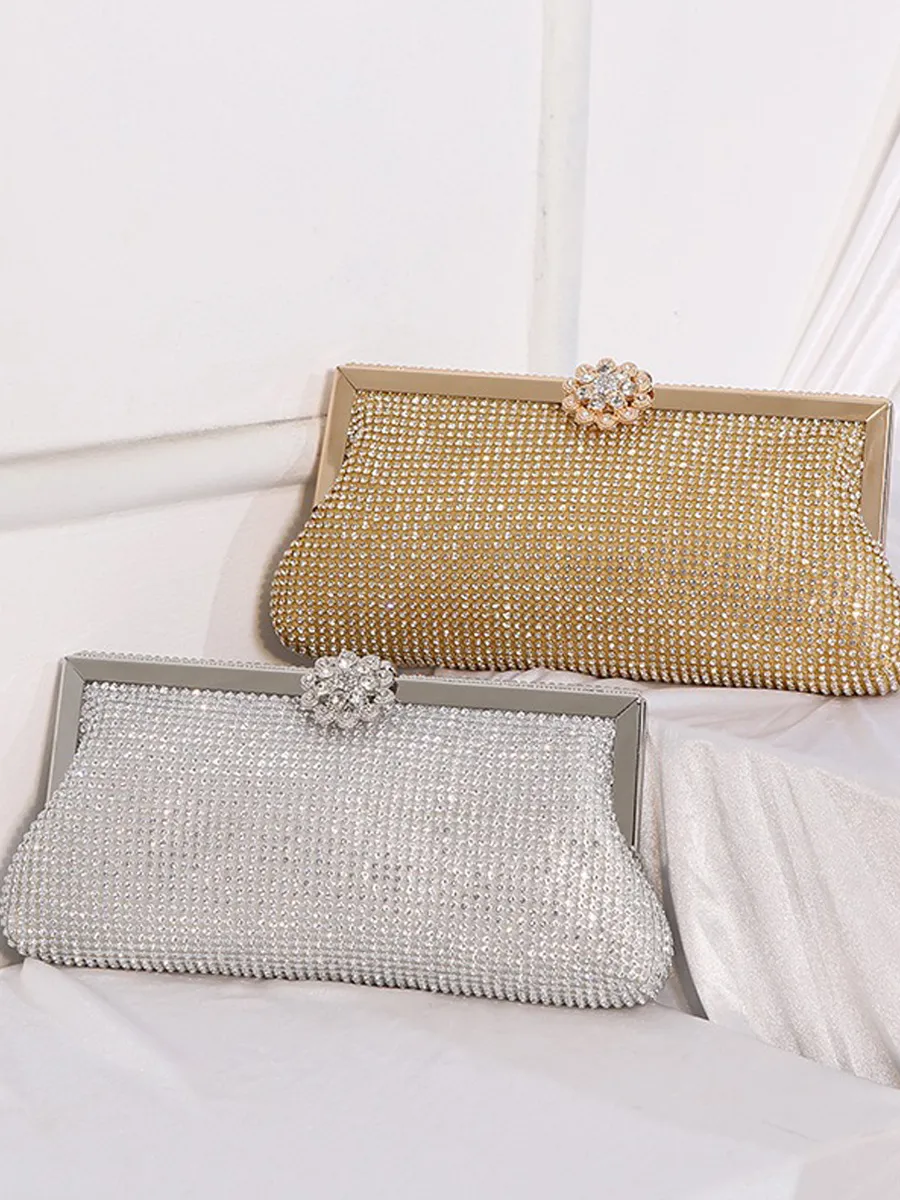 Everly Snap-On Rhinestone Bag