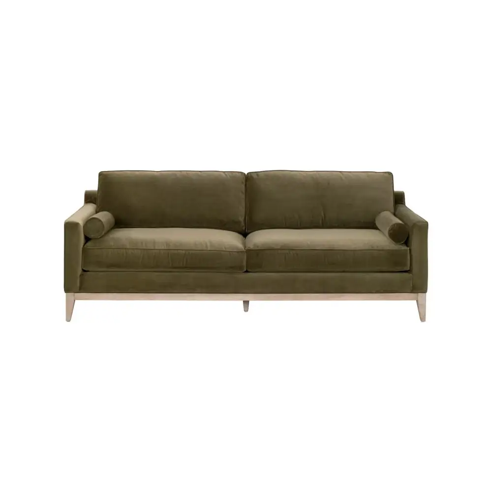 Refined Velvet Sofa