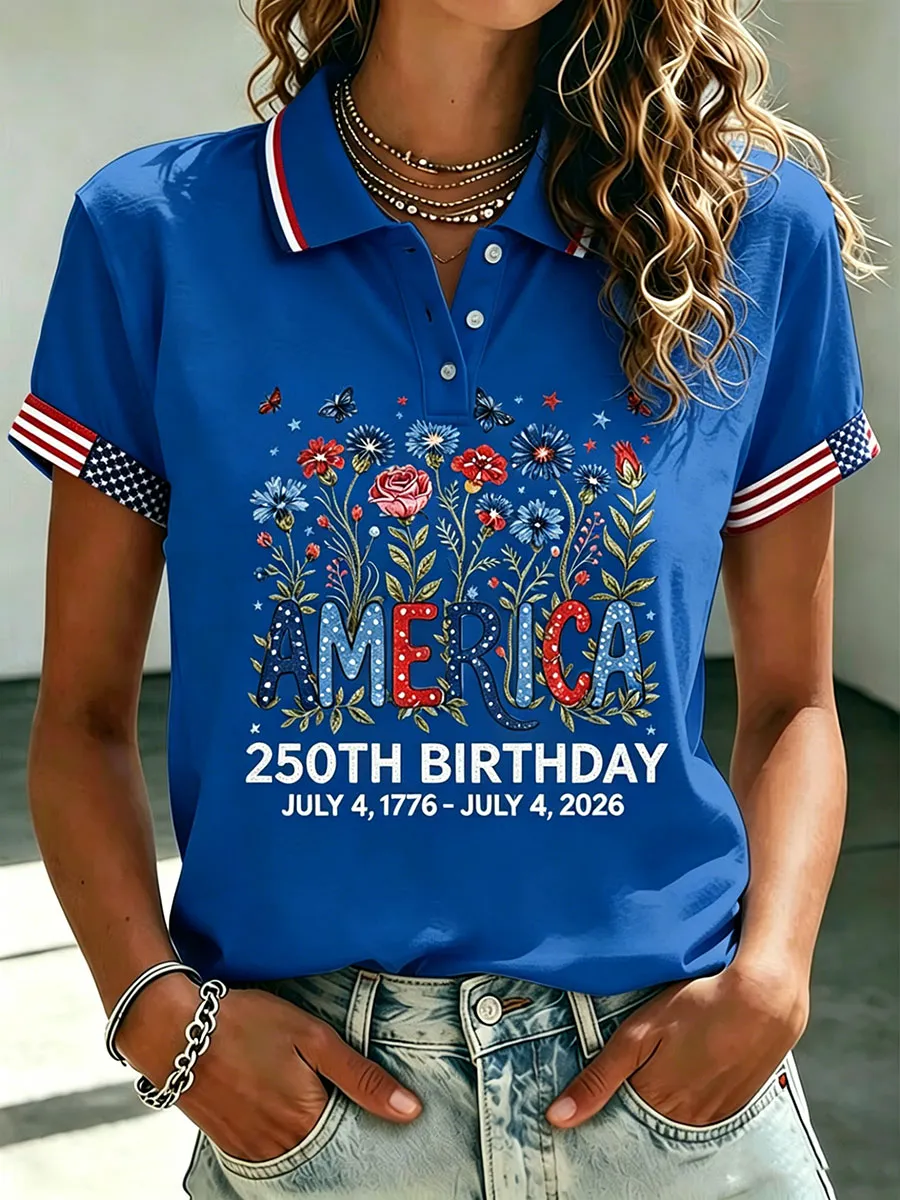Women's 250th Anniversary of the United States POLO Shirt