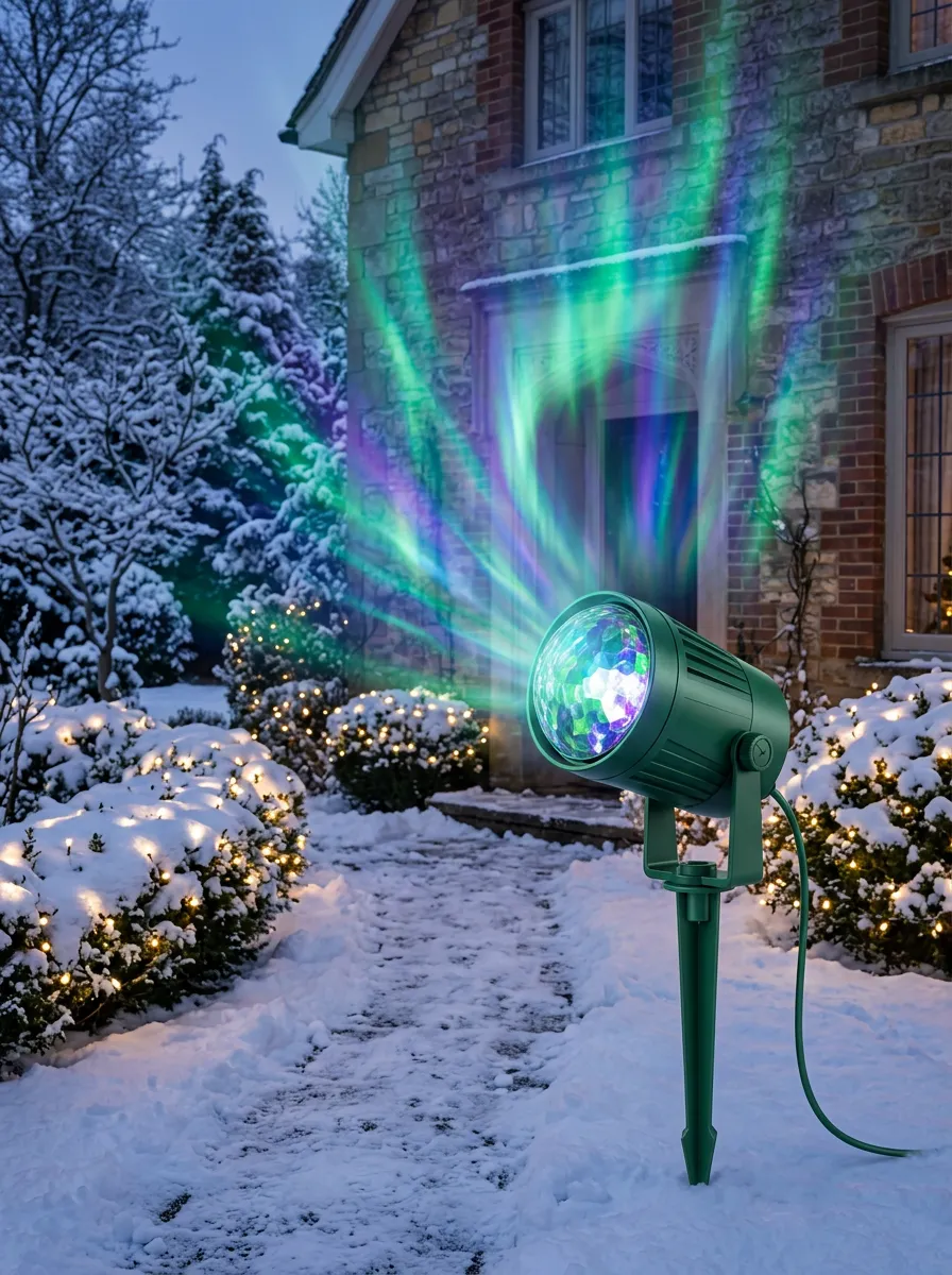 Festive Aurora Borealis Effect Christmas LED Light Projector