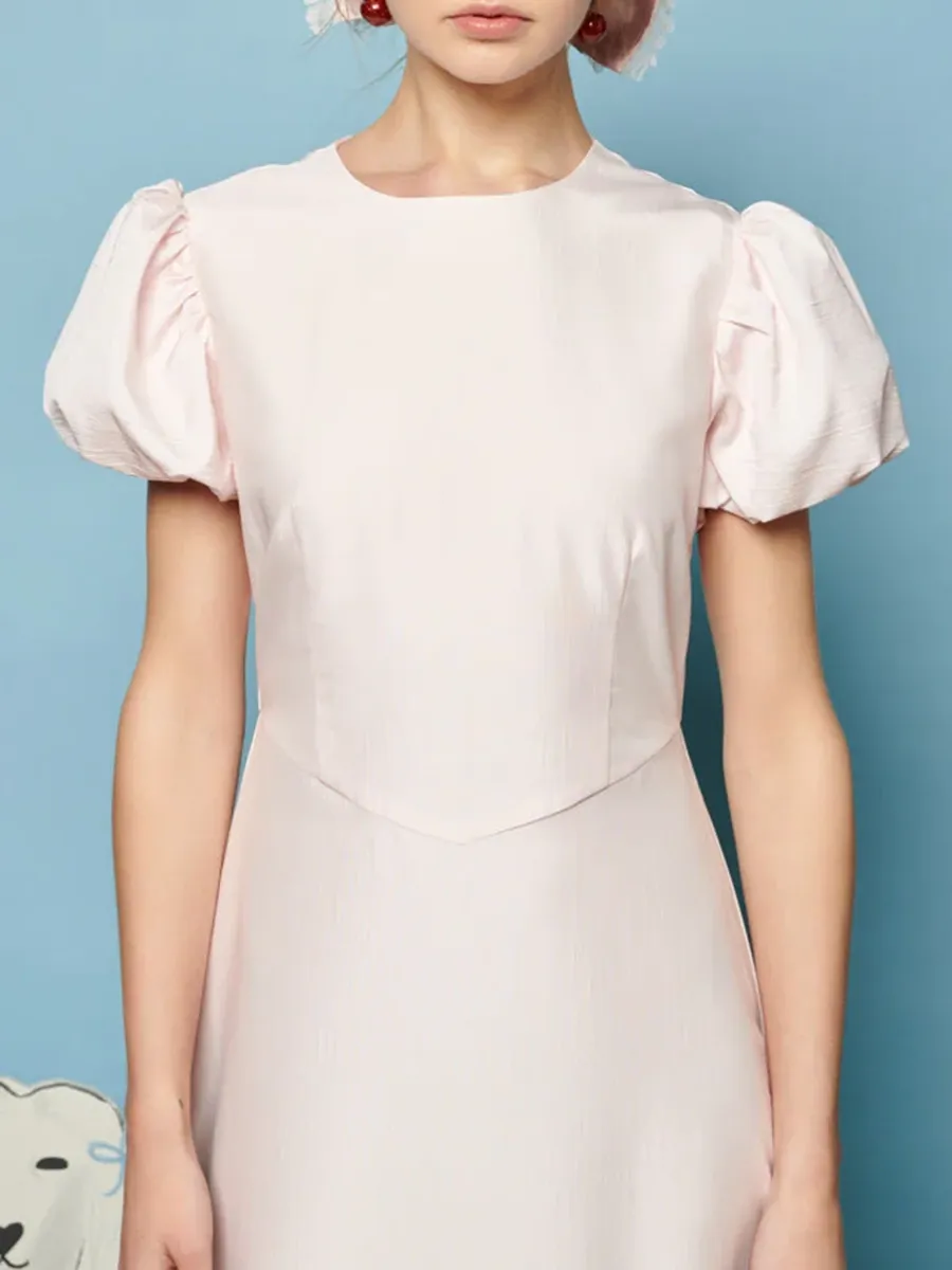 Taffeta Midi Dress
