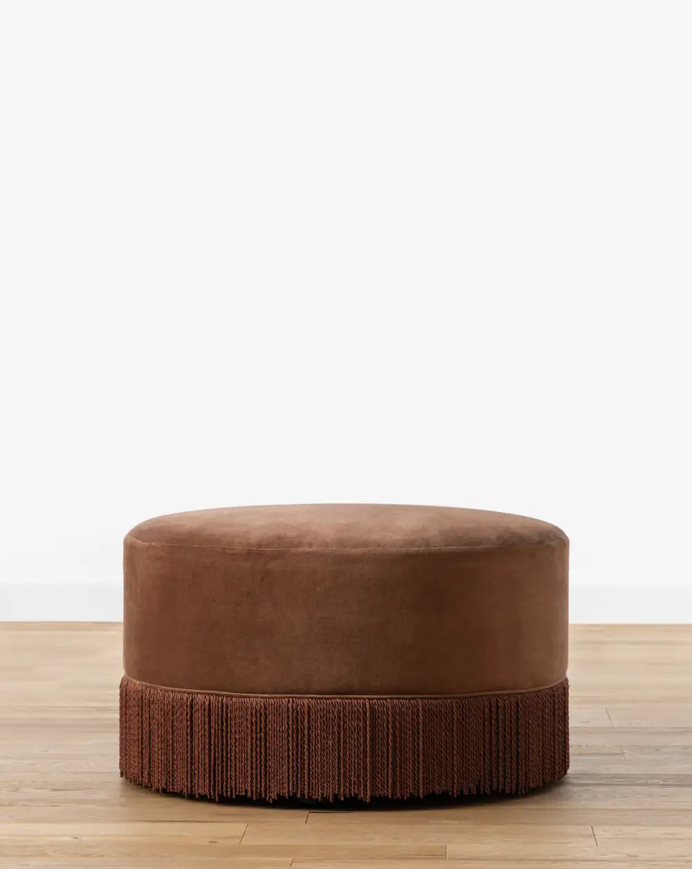 Upholstered Velvet Ottoman