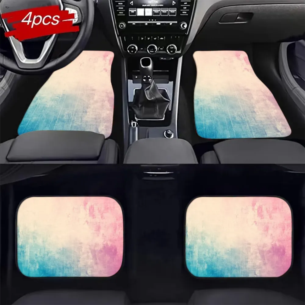 Gradient Print Floor Mats