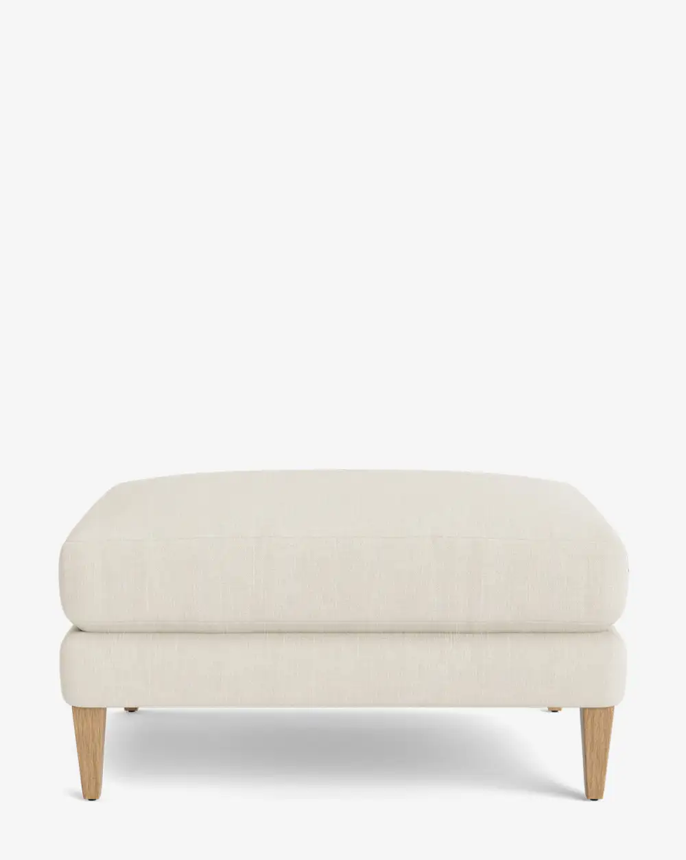 Modern Oak Ottoman