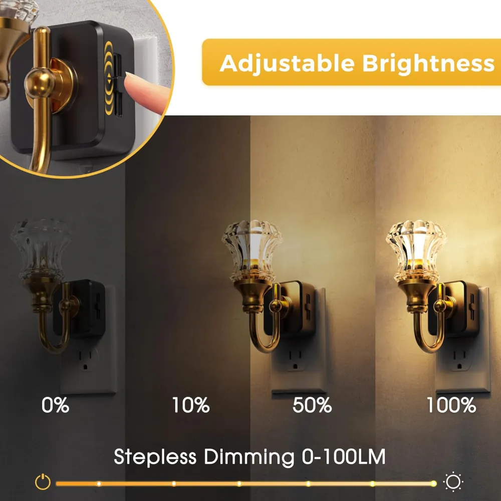 Floral Plug-In Night Light
