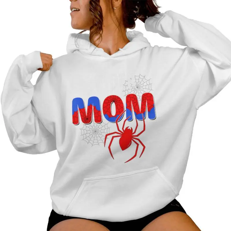 Spiders Mom Matching Family Birthday Mother's Day Women Hoodie