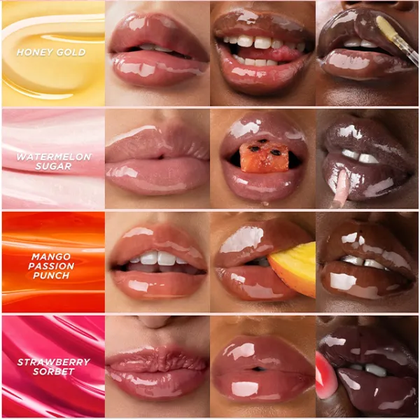 Water wave light sensitive mirror lip gloss with long-lasting makeup and color retention lip gloss