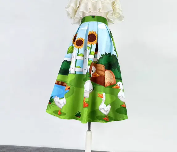 Textured Layering Everyday Casual Skirt
