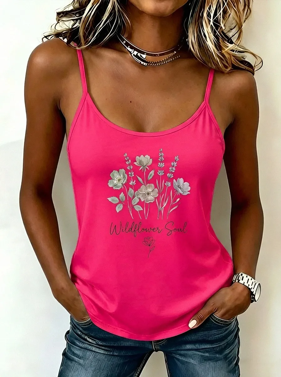 Wildflower Soul Floral Tank Top Classic