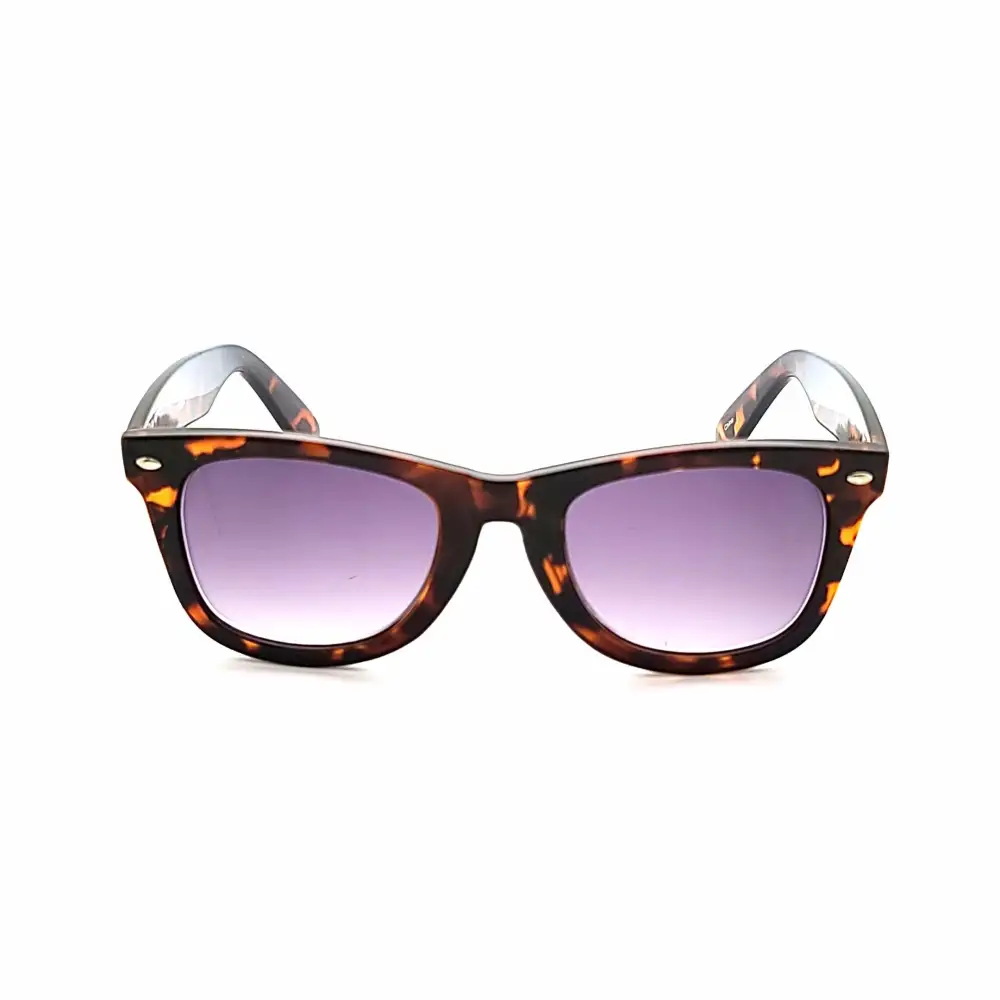 Refined Wayfarer Full-Lens Smoke-Lens Reading Sunglasses