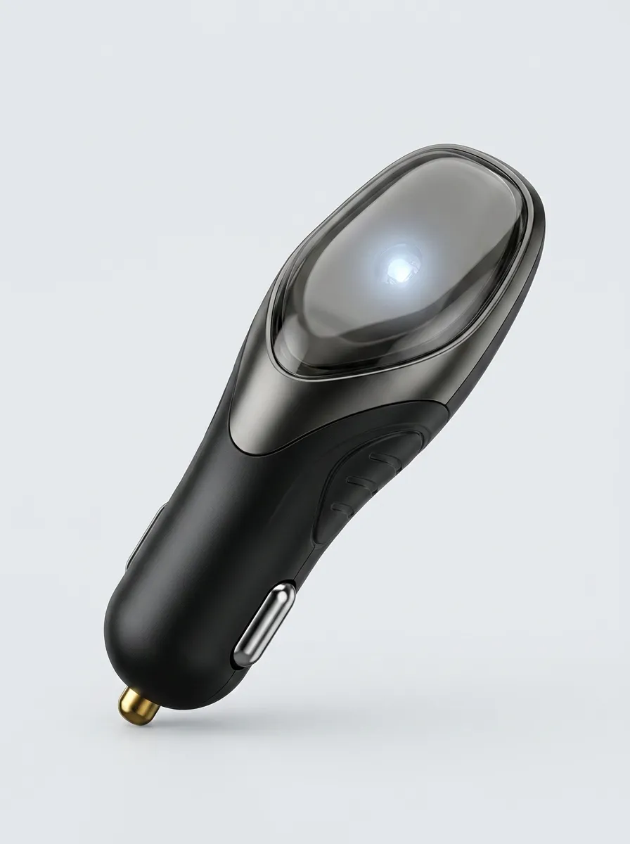 Automotive Plug-In Fuel Saver Accessory with LED Indicator Vehicle Power Plug