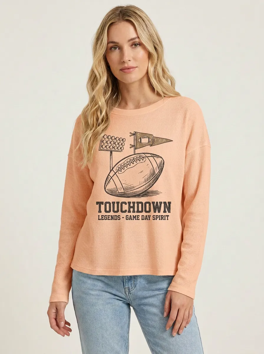 Football Graphic Casual T-Shirt