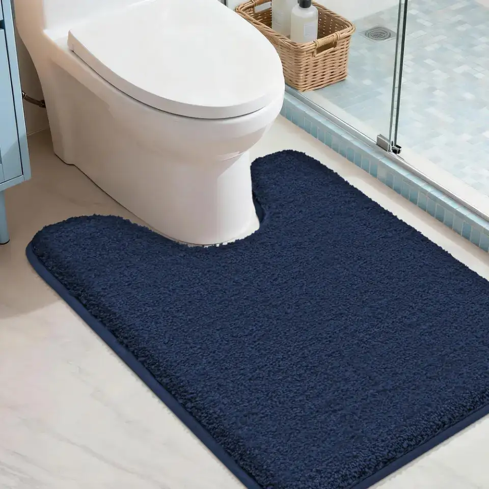 Solid U Shaped Bath Rug