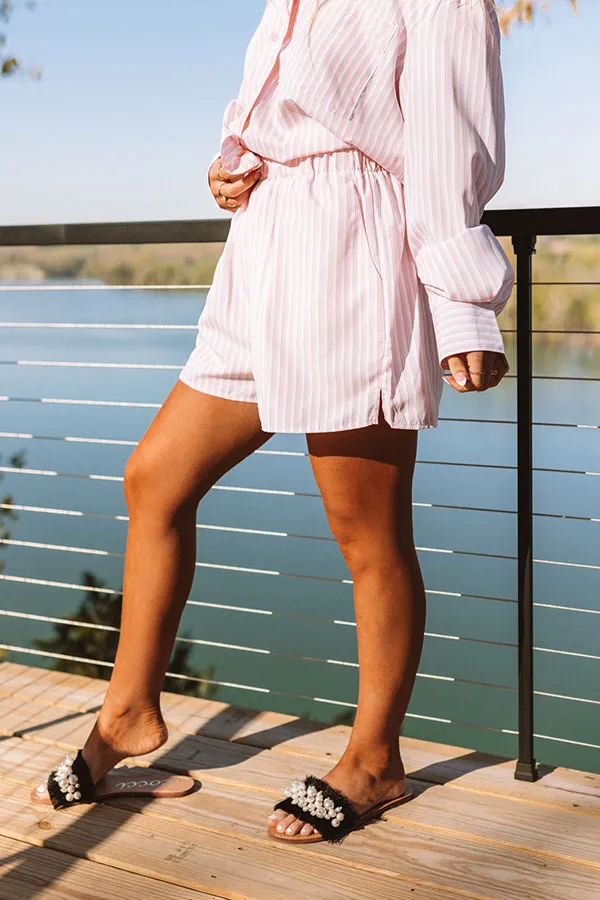 Ready To Unwind Stripe Shorts