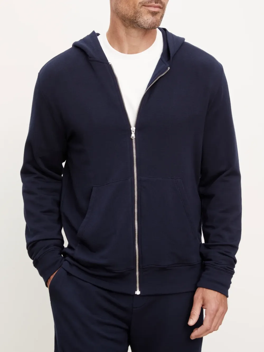 Casual Zipper Hooded Coat