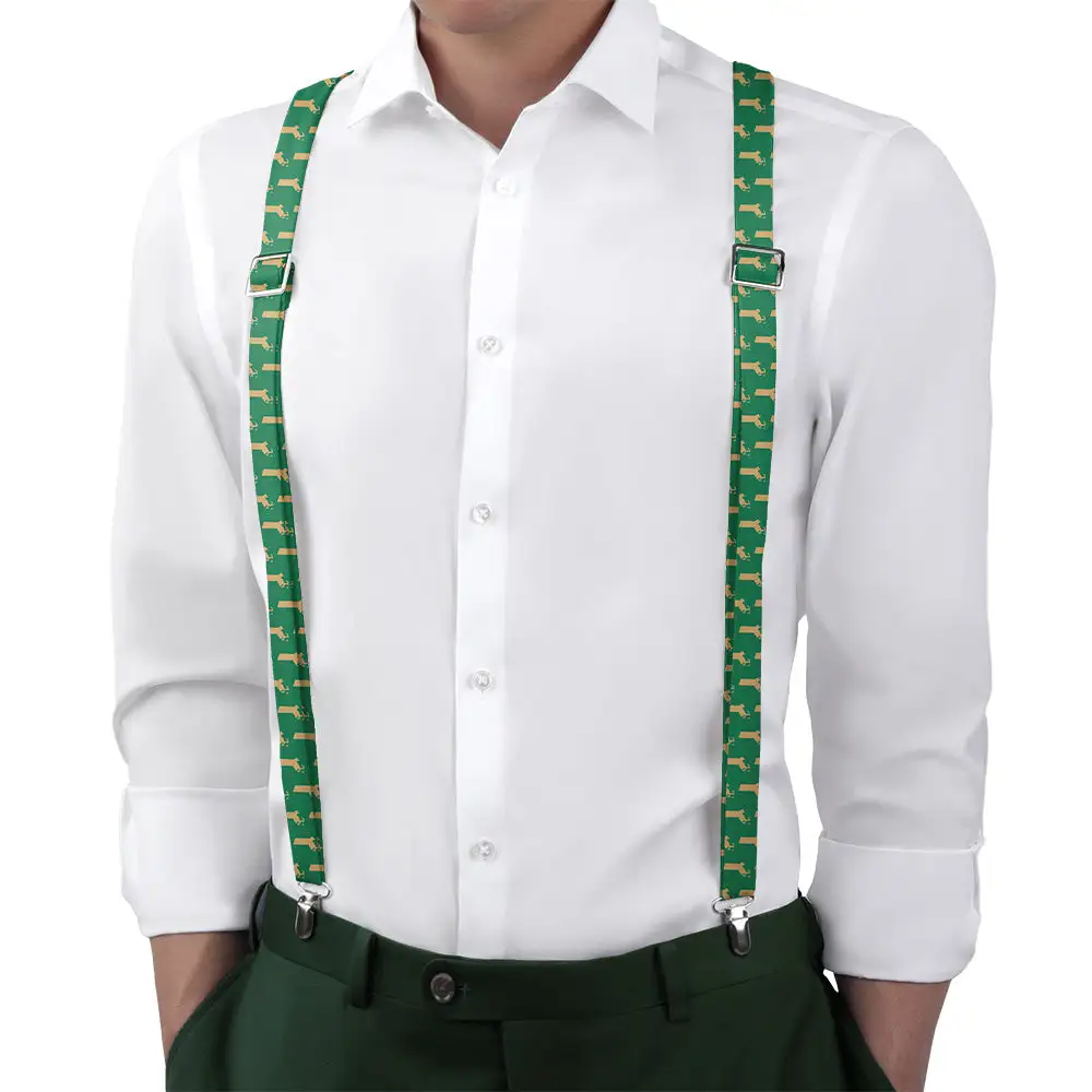 Clean Pattern Motif Suspenders