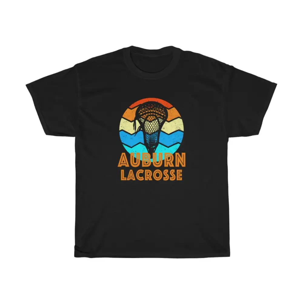 Auburn Lacrosse Retro Sunset T-Shirt