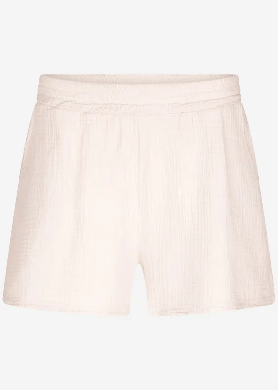 Beige Everyday Clean Shorts