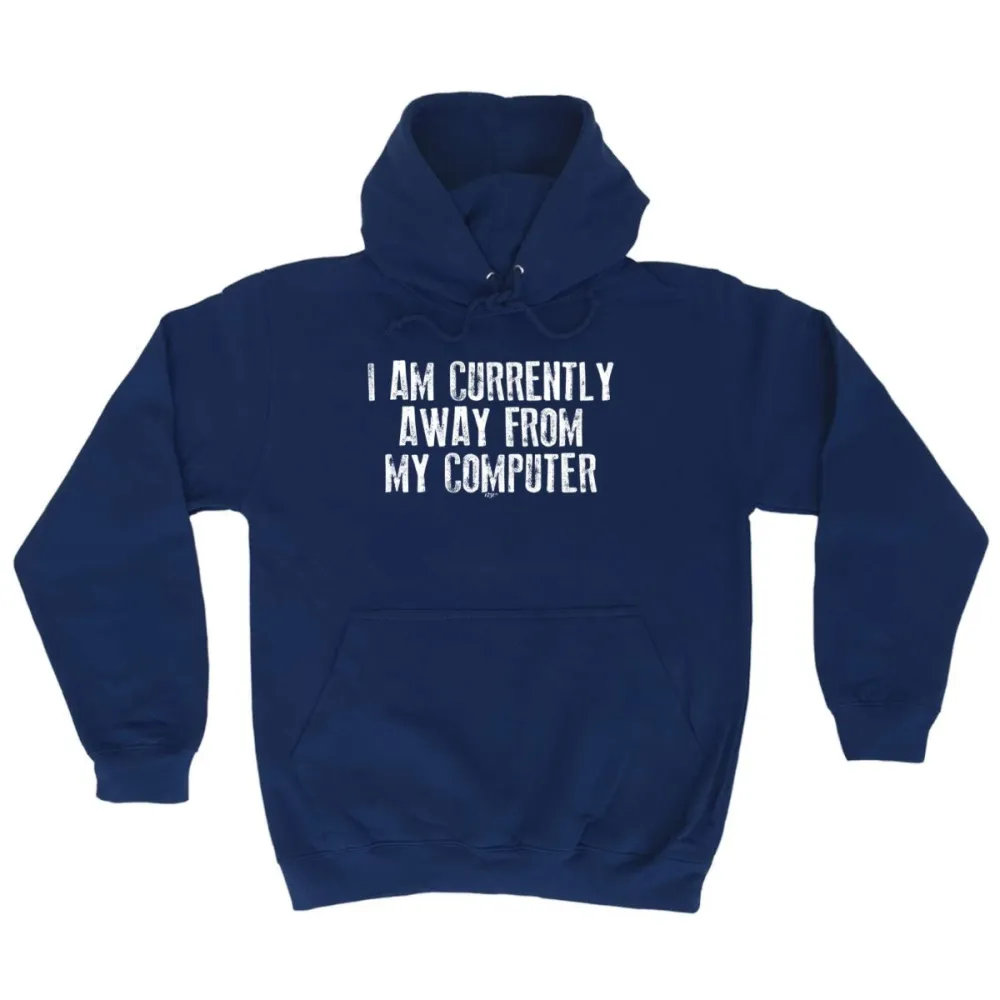 Away Computer Graphic Hoodie