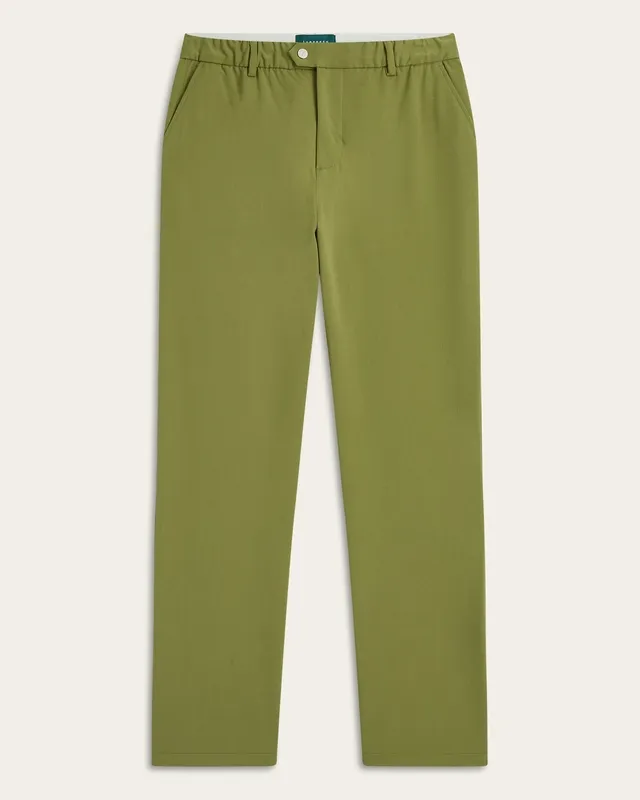 Straight Everyday Pants Olive