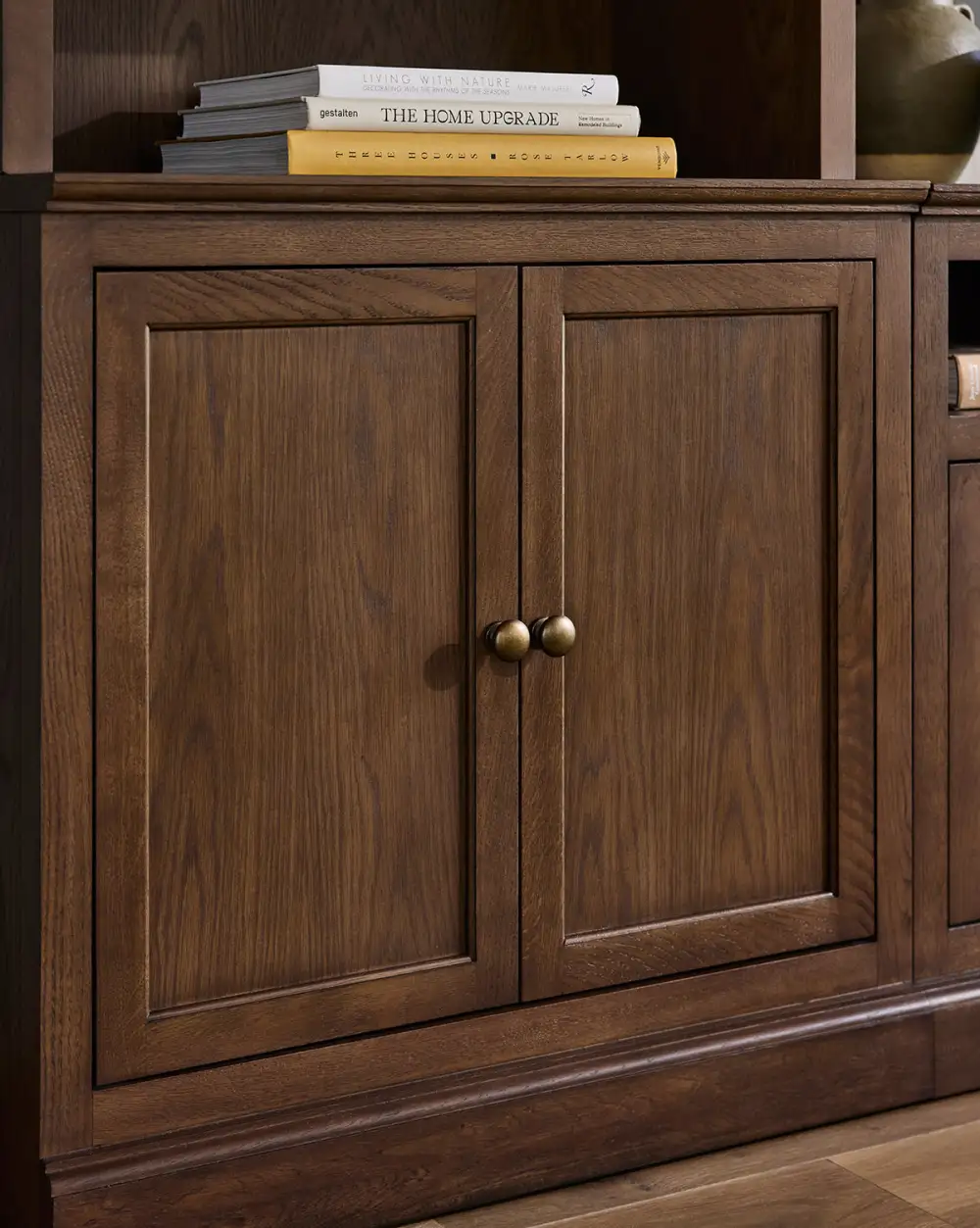 Storage Oak Media Console
