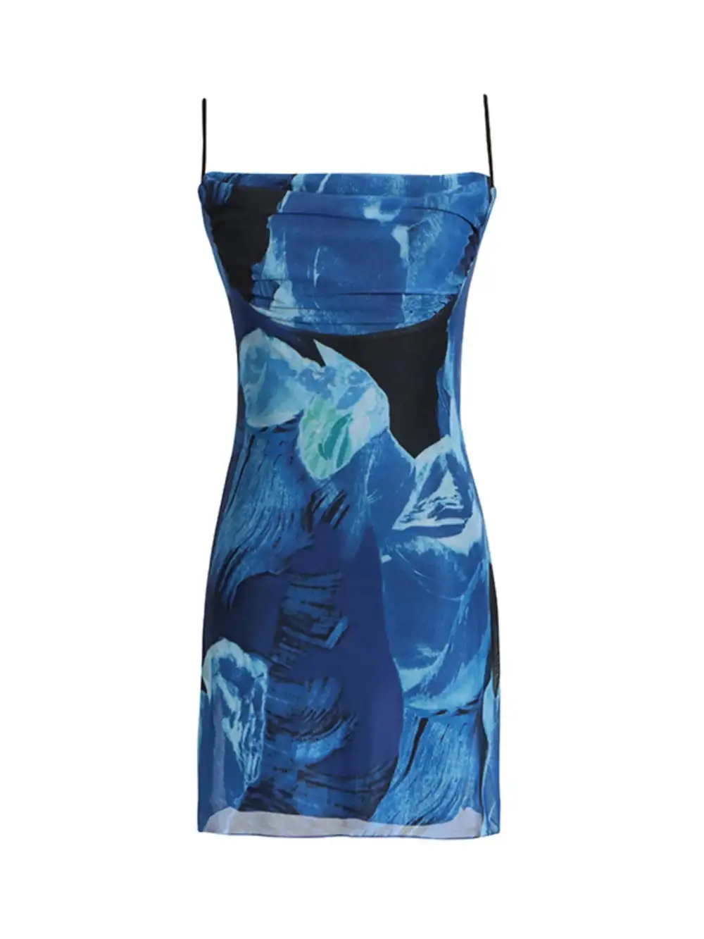 Drape Cowl Mini Dress