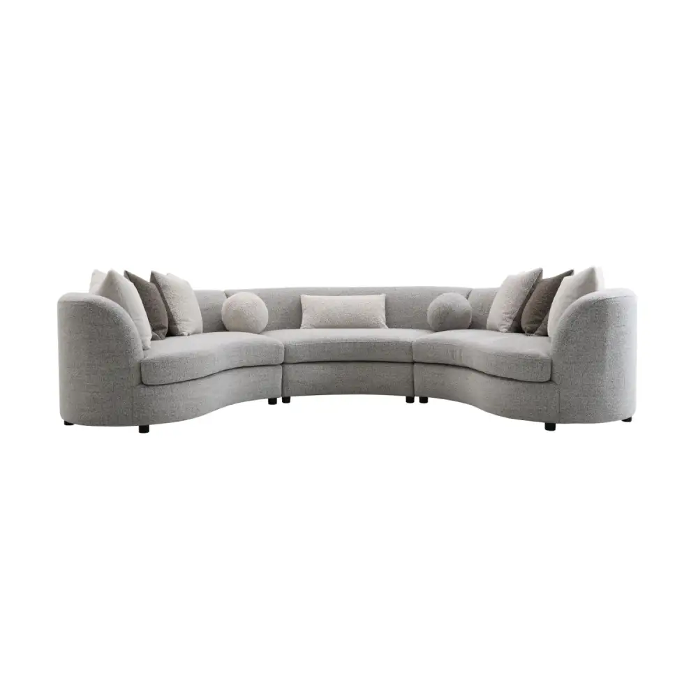 Sculptural Sectional Boucle Sectional Sofa