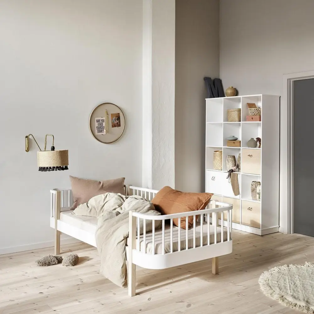 Oak Drawer-Storage Bed