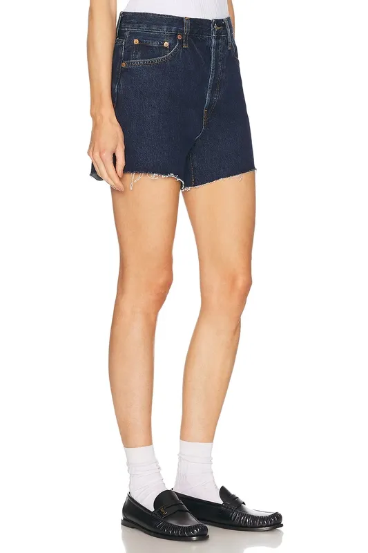 Heritage Rinse Denim Cotton Pocket Shorts