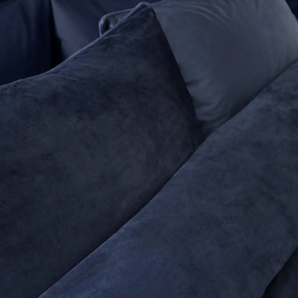 Classic Bedroom Printed Velvet Duvet Cover Set