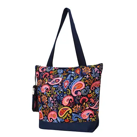 Classic Paisley Canvas Tote Bag