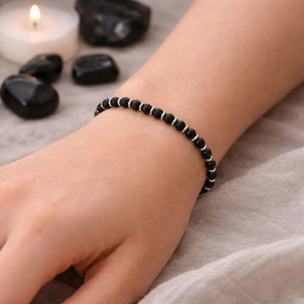 Stretch Gemstone Crystal Bracelet