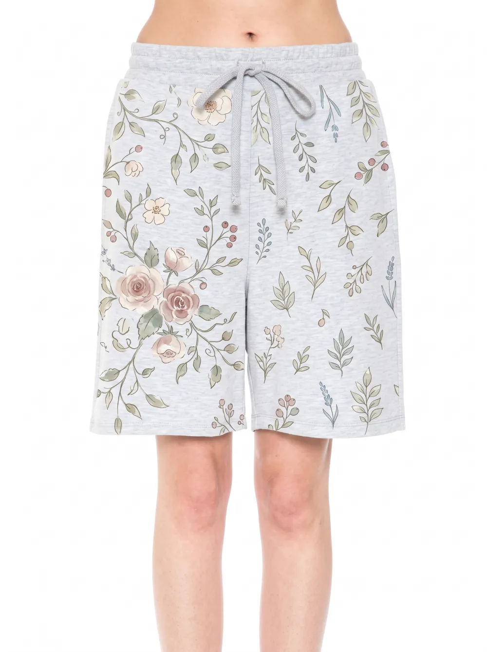 Women's Floral Botanical Garden Printed lounge shorts