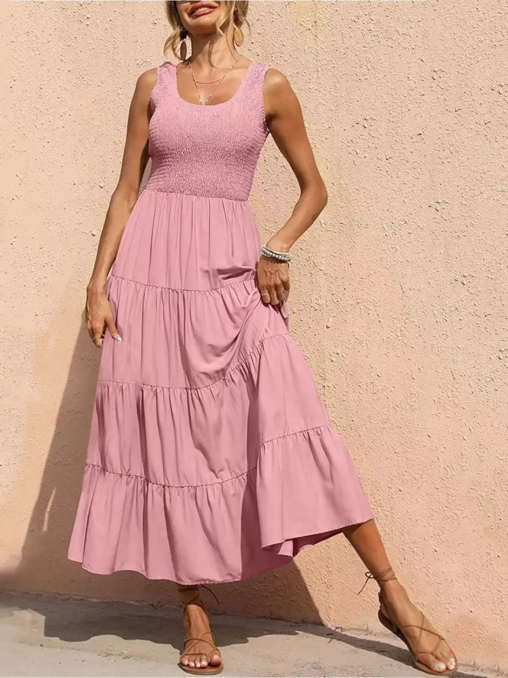 Classic Tiered Casual Dress
