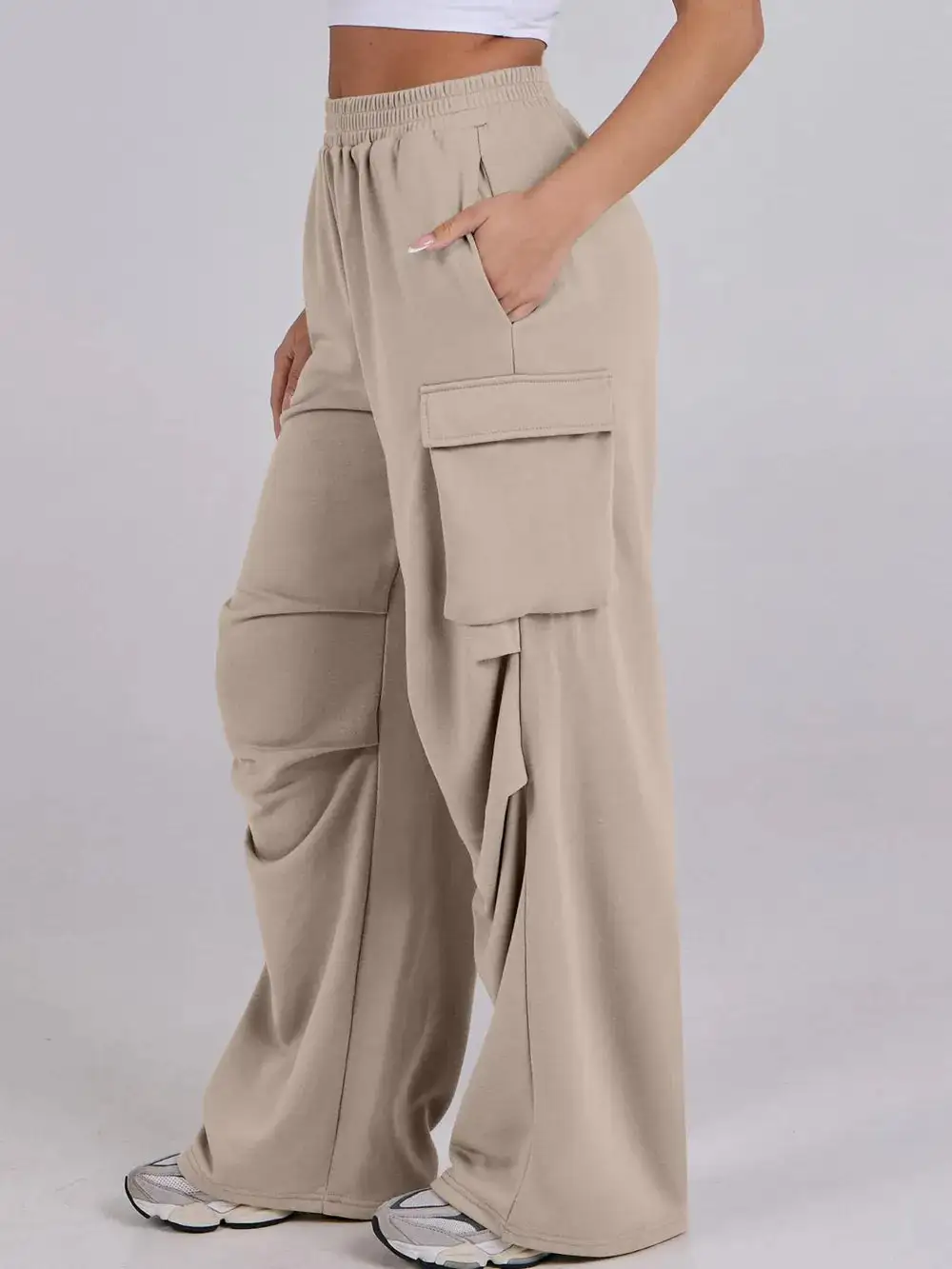 High Waist Wide Leg Pants