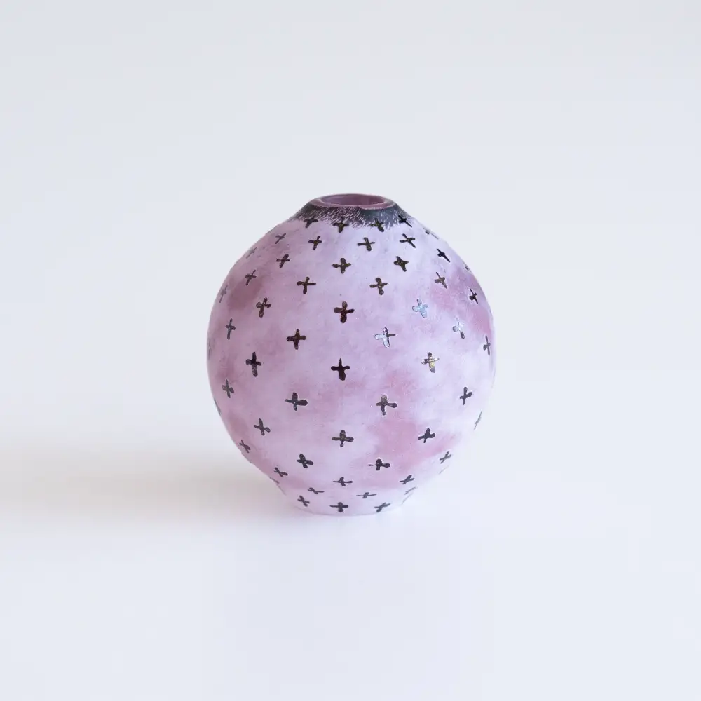 Petite Round Glass Bud Vase