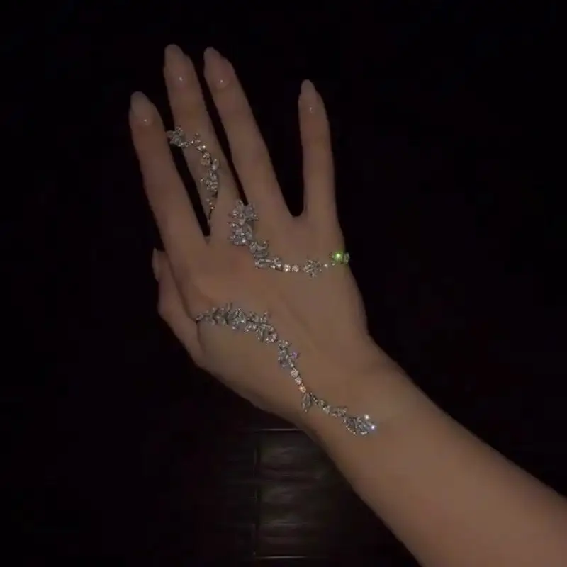 Rhinestone Sparkle Hand Chain Jewelry
