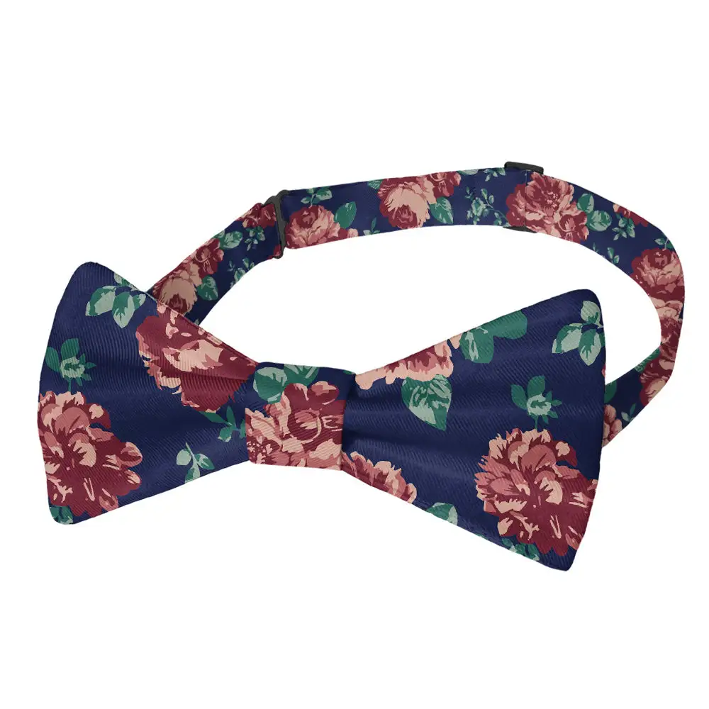 Sylvan Floral Motif Bow Tie