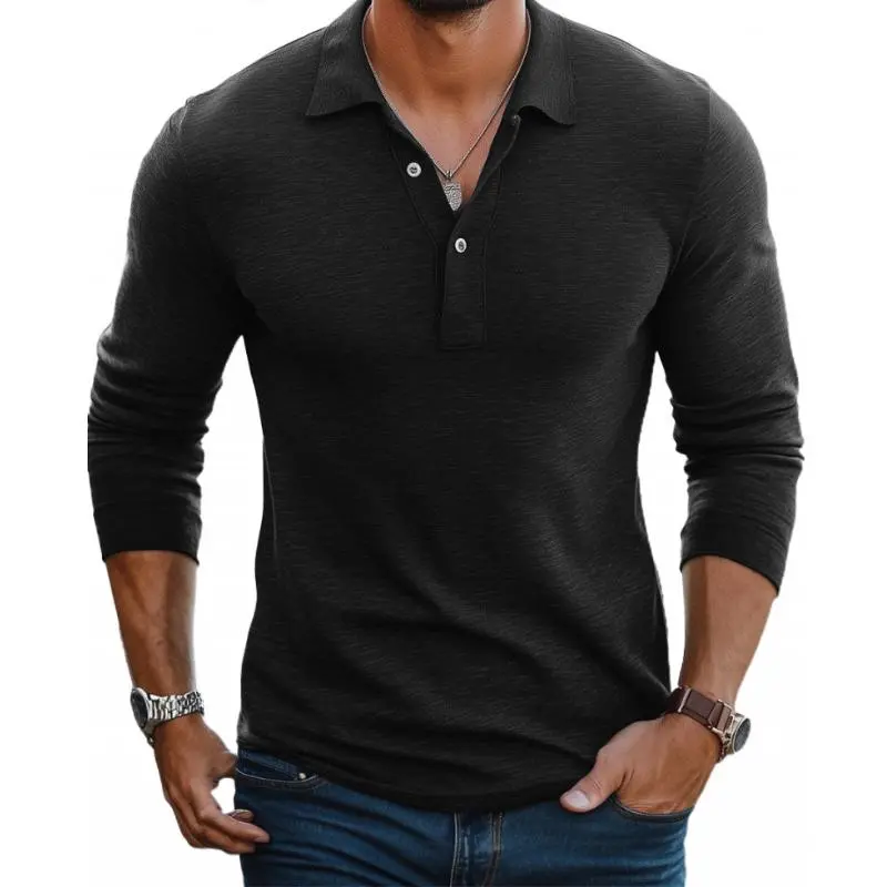 Textured Cotton Polo