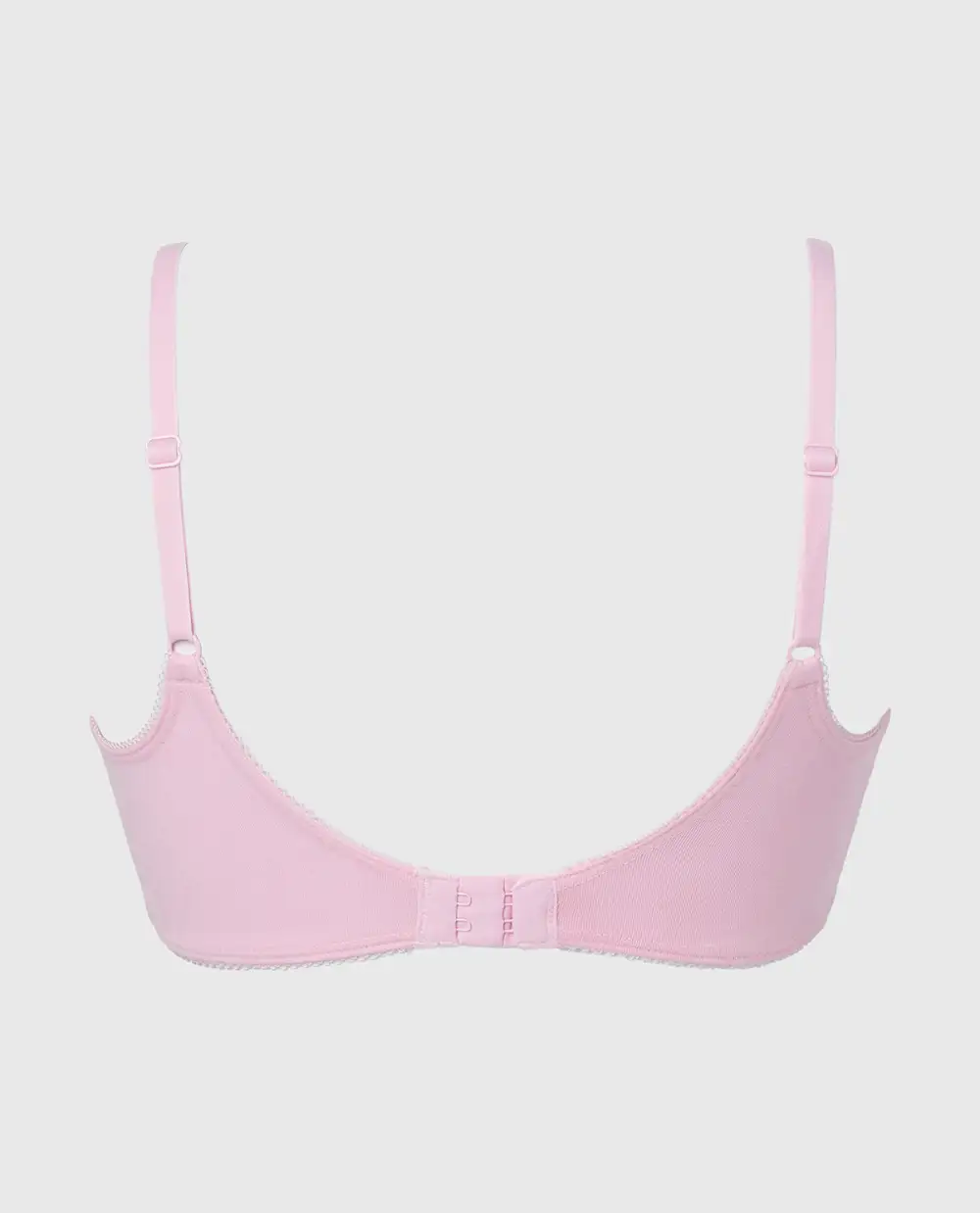 Everyday Scoop Neck Cotton Bralette With Picot Trim